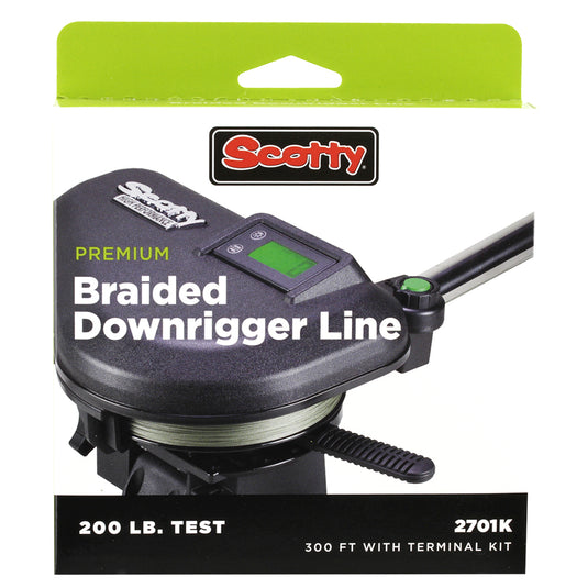 Premium Power Braid Downrigger Line - 300ft of 200lb Test
