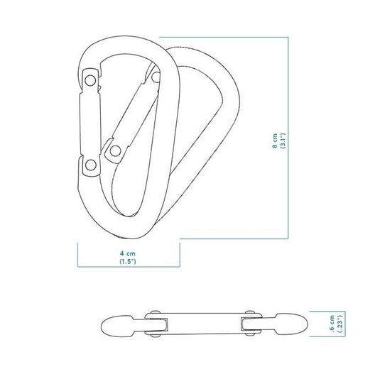 Mini Carabiners 6-Pack