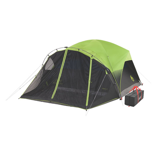 6-Person Darkroom Fast Pitch Dome Tent with Screen Room