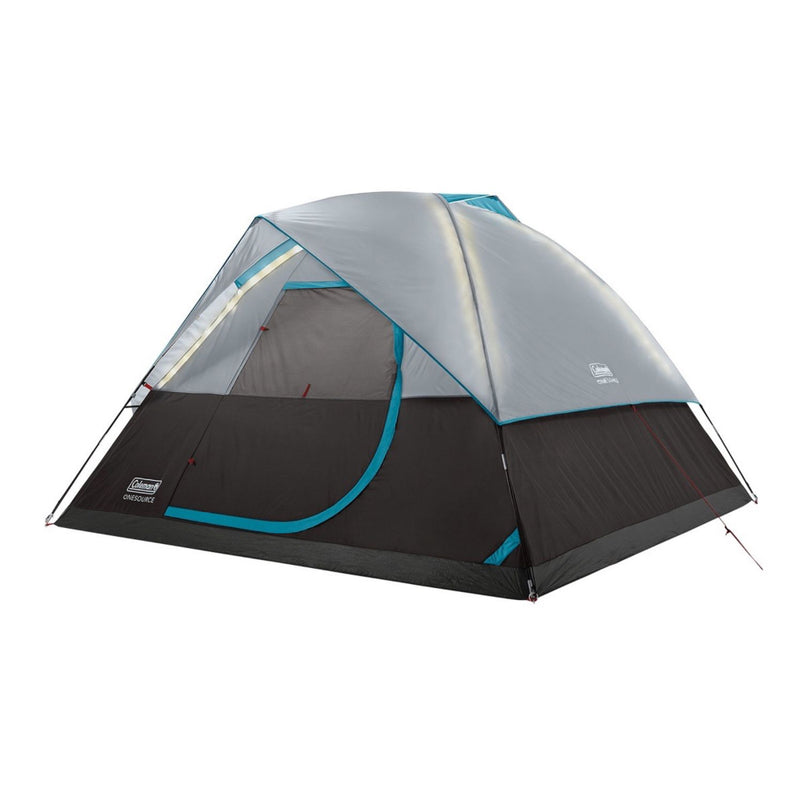 Load image into Gallery viewer, COLEMAN ONESOURCE RECHARGEABLE 4-PERSON CAMPING DOME TENT W/AIRFLOW SYSTEM &amp; LED LIGHTING
