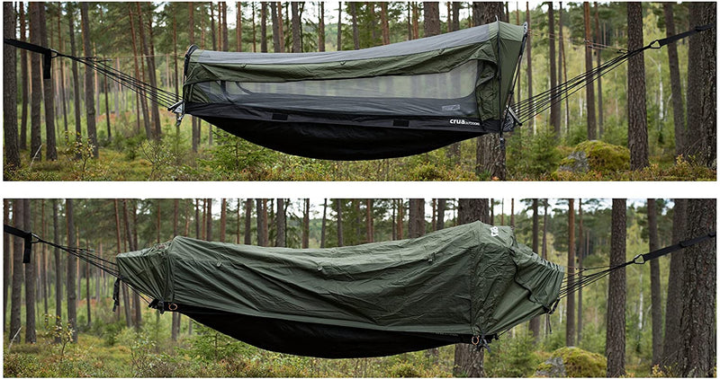 Load image into Gallery viewer, Crua Hybrid Set - 1 Person Set for Camping Ground Tent or Hammock - Included Self-Inflating Mattress and Sleeping Bag
