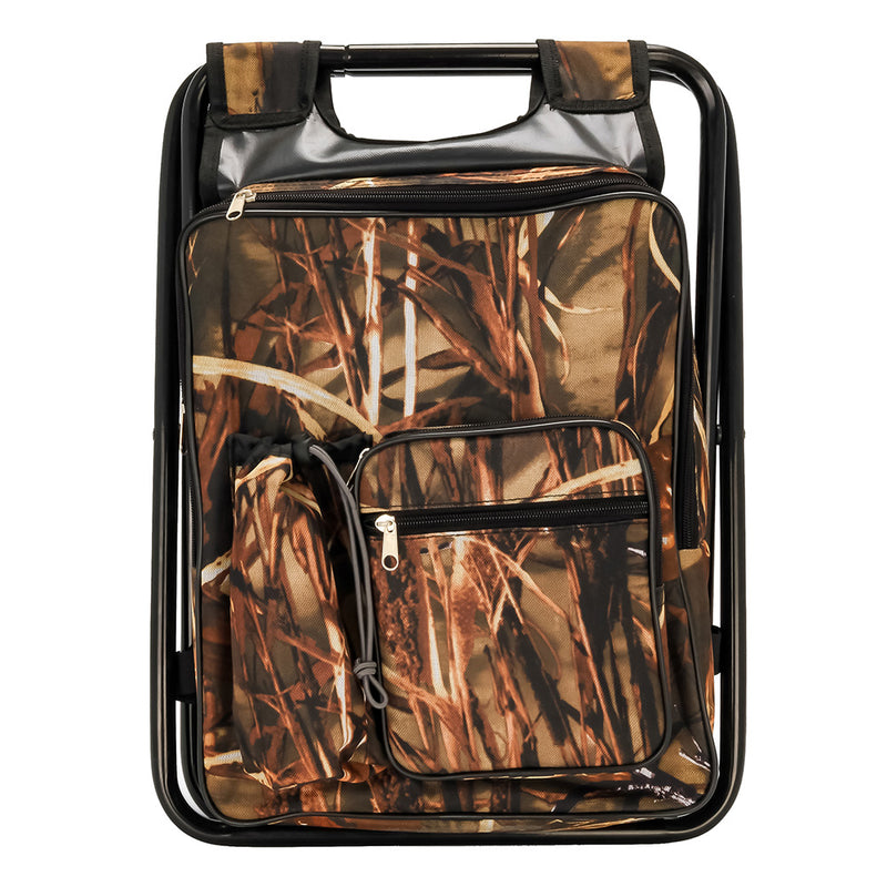 Load image into Gallery viewer, CAMCO CAMPING STOOL BACKPACK COOLER - CAMOUFLAGE
