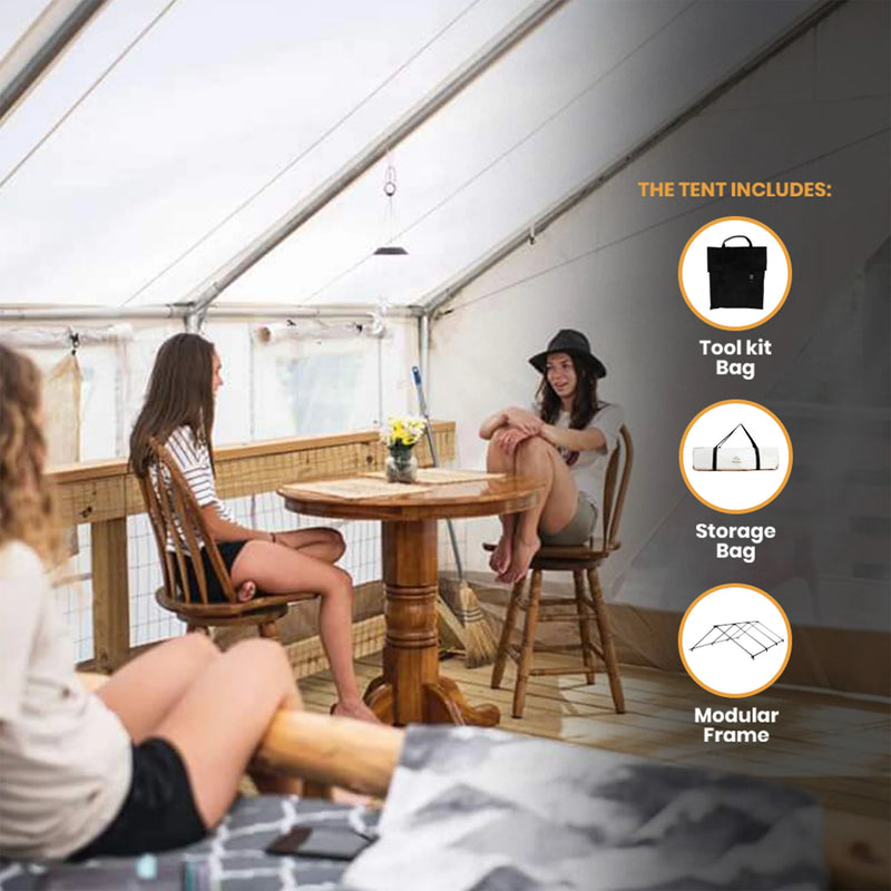 Load image into Gallery viewer, ALPHA 10&#39;x12&#39; CANVAS WALL TENT
