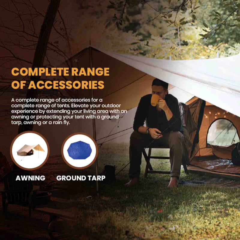Load image into Gallery viewer, Avalon 13&#39; Canvas Bell Tent
