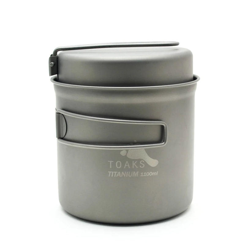 Load image into Gallery viewer, TITANIUM 1100ML POT WITH PAN

