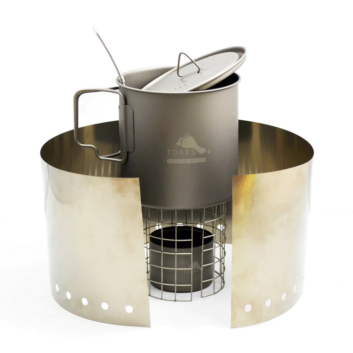 TITANIUM ALCOHOL STOVE COOK SYSTEM WITH 650ML POT