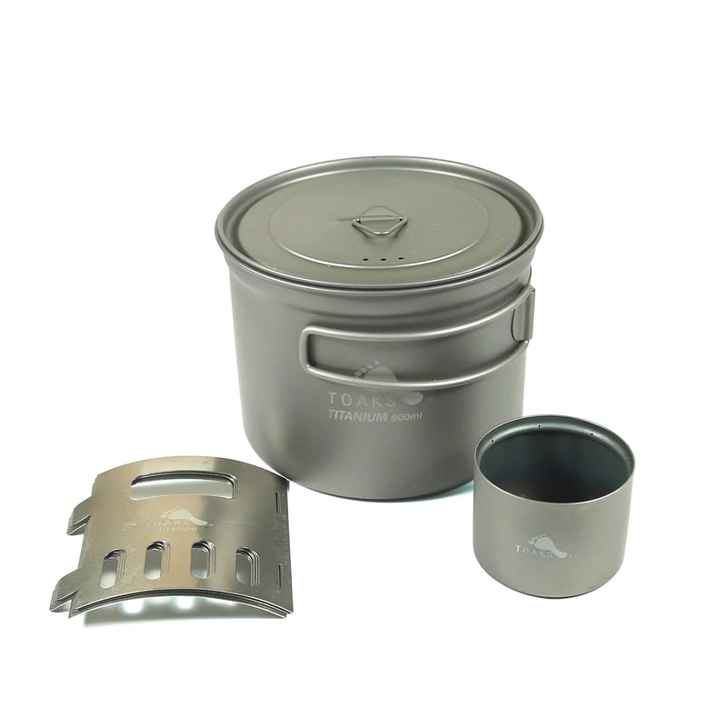 Load image into Gallery viewer, TITANIUM ALCOHOL STOVE AND 900ML POT COOK SYSTEM
