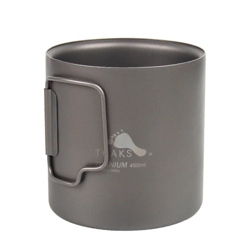 TITANIUM 450ML DOUBLE WALL CUP