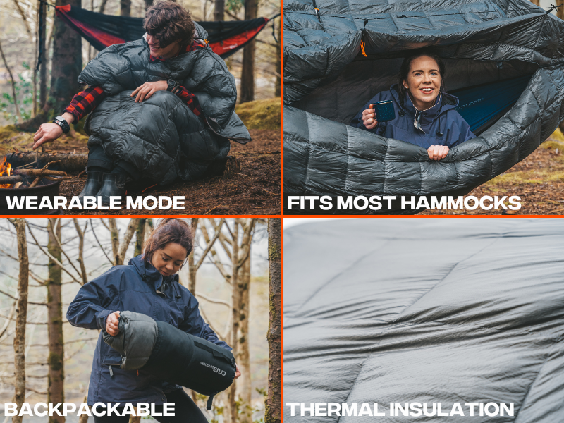 Load image into Gallery viewer, Crua Hammock Culla Thermally Insulated Outer Shell that works with any Hammock
