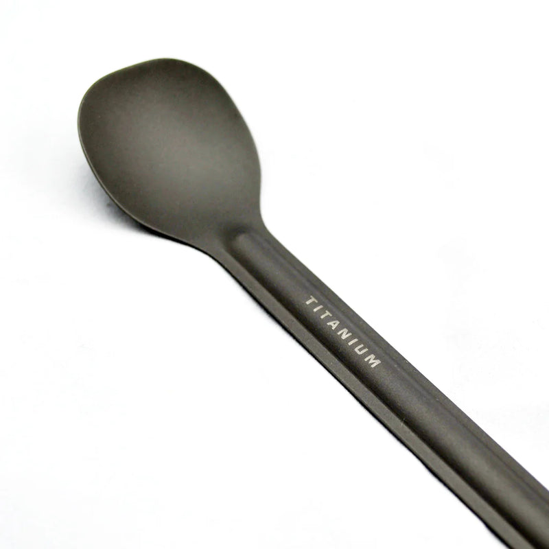 Load image into Gallery viewer, TITANIUM LONG HANDLE SPOON
