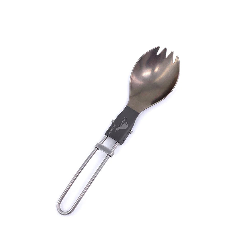 Load image into Gallery viewer, TITANIUM FOLDING SPORK (SMALL)
