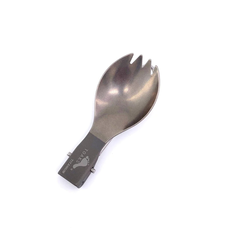 Load image into Gallery viewer, TITANIUM FOLDING SPORK (SMALL)

