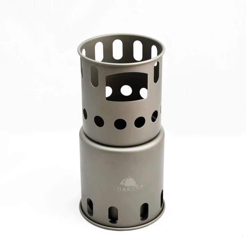 Load image into Gallery viewer, TITANIUM BACKPACKING WOOD BURNING STOVE (SMALL)
