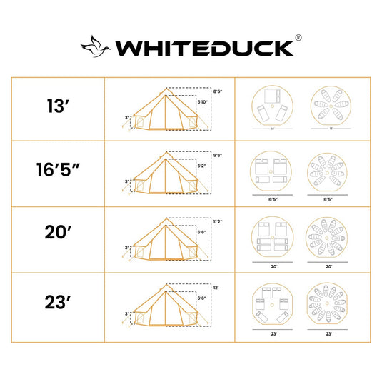 Avalon Optimus 23' Canvas Bell Tent